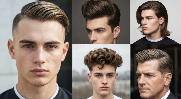 Trendy Hairstyles for Men with Round Face Shapes