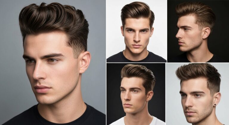 Trendy Short Haircuts for Oval-Face Men