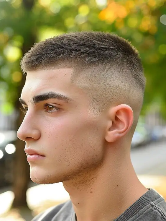 High Fade Buzz Cut