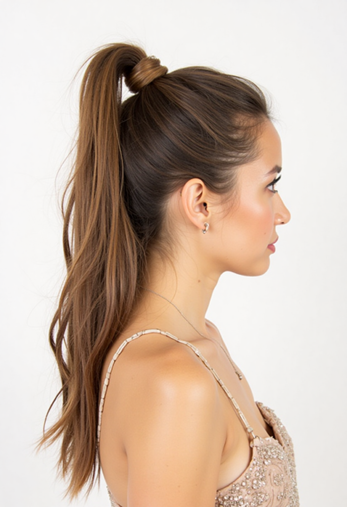 Half-Up Space Buns