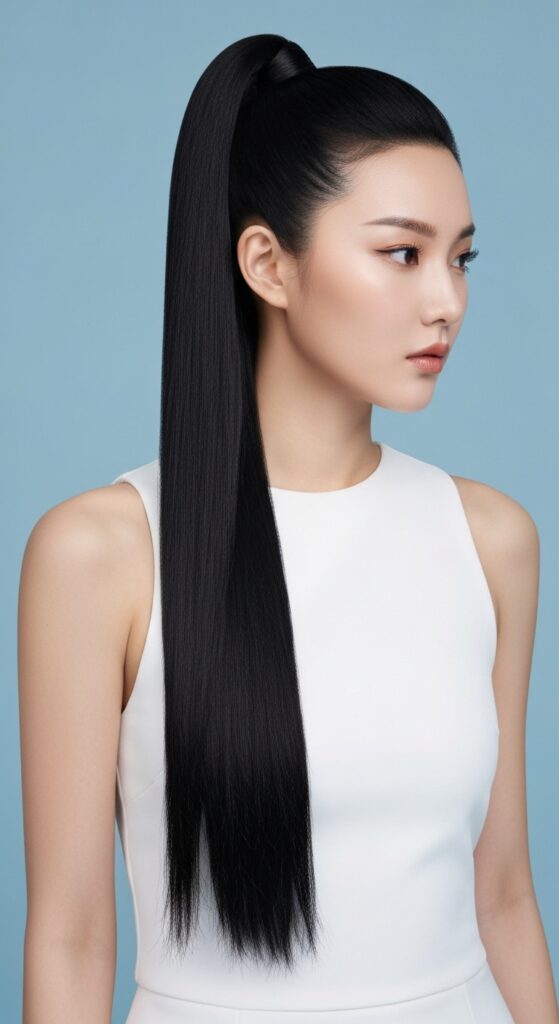 Sleek High Ponytail