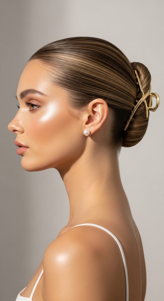 The Sleek Claw Clip Twist