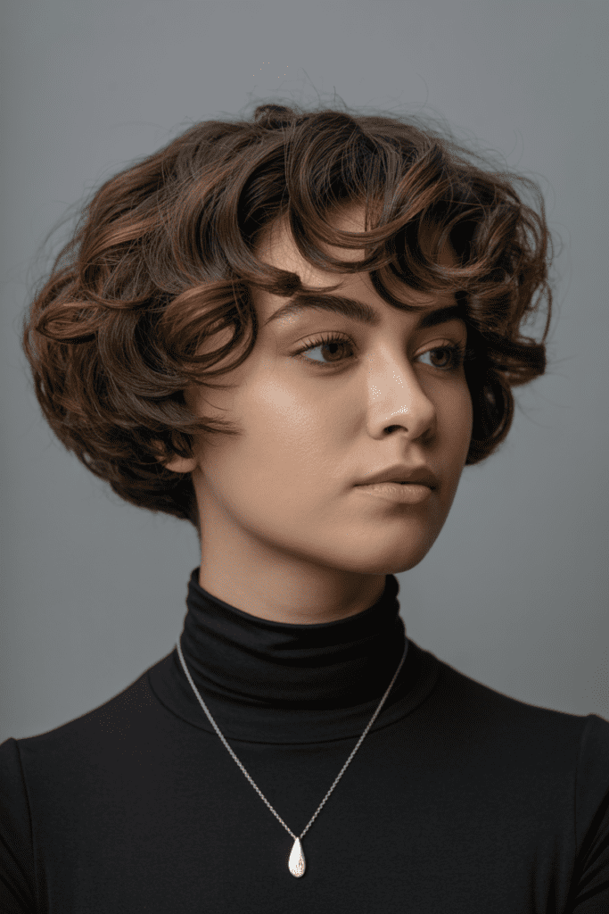 Short Curly Bob